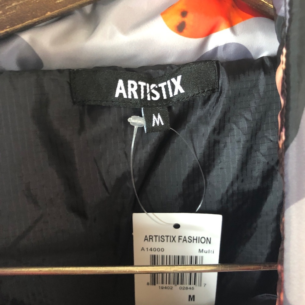 Artistix || Men’s Camouflage Puffer Jacket Coat - Picture 5 of 9